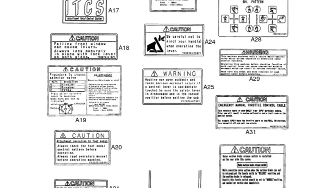06-002(02) DECALS CAB-SK330LC-6E SK330-6E SK350LC-6E Kobelco Excavator Parts Number Electronic Catalog EPC Manuals
