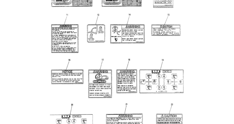 06-002(02)NAME PLATE INSTAL, P/N YN22T00051F3,F4-Kobelco SK200-3 SK200LC-5 SK200 Excavator Parts Number Electronic Catalog EPC Manuals