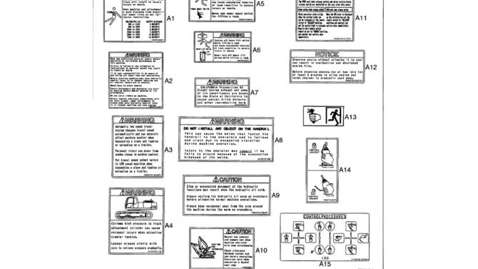 06-003(01) DECALS CAB P/N YN22T00129F2, F4, F5-Kobelco SK480LC-6E SK480-6S SK480LC-6 SK450-6 Excavator Parts Number Electronic Catalog EPC Manuals