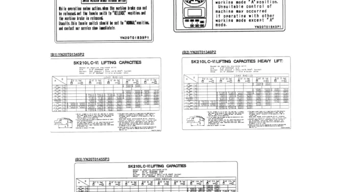06-003(05) NAME PLATE INSTALLATION (CAB)-SK200-6E SK210LC-6E SK200-6ES SK200LC-6E Kobelco Excavator Parts Number Electronic Catalog EPC Manuals