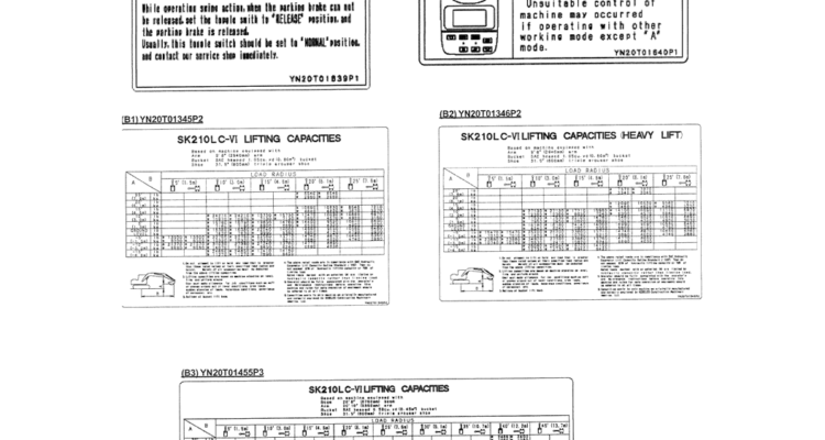 06-003(05) NAME PLATE INSTALLATION (CAB)-SK200-6E SK210LC-6E SK200-6ES SK200LC-6E Kobelco Excavator Parts Number Electronic Catalog EPC Manuals