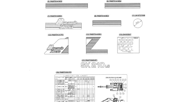 06-005(02) NAME PLATE INSTALLATION-SK200-6E SK210LC-6E SK200-6ES SK200LC-6E Kobelco Excavator Parts Number Electronic Catalog EPC Manuals