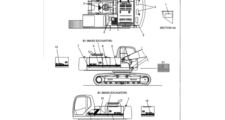 06-006 DECALS-SK330LC-6E SK330-6E SK350LC-6E Kobelco Excavator Parts Number Electronic Catalog EPC Manuals