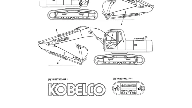 06-006 NAME PLATE INSTALLATION (ATTACHMENTS)-SK200-6E SK210LC-6E SK200-6ES SK200LC-6E Kobelco Excavator Parts Number Electronic Catalog EPC Manuals