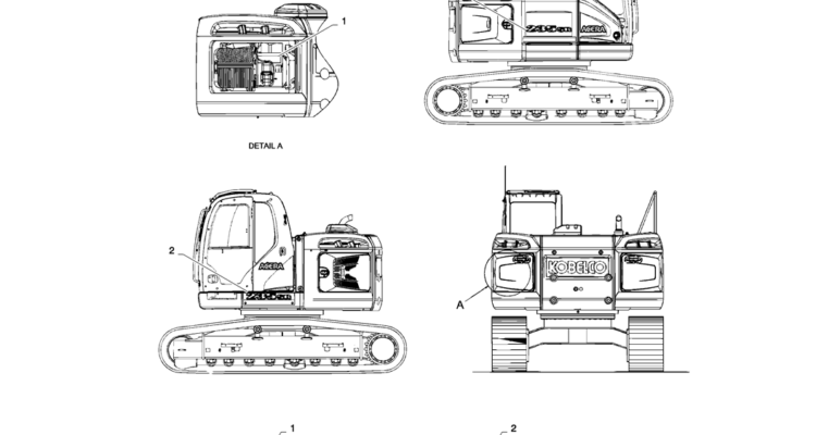 06-008(00)NAME PLATE INSTAL-SK235SR-2 SK235SRLC-2 SK235SR Kobelco Excavator Parts Number Electronic Catalog EPC Manuals