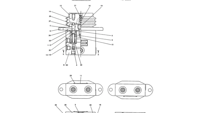 07-001 PILOT VALVE ASSEMBLY (PROPELLING) (LC30V00004F1 & LC30V00004F2)-SK200-6E SK210LC-6E SK200-6ES SK200LC-6E Kobelco Excavator Parts Number Electronic Catalog EPC Manuals