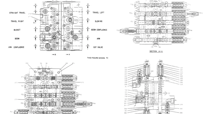 07-001(01)VALVE ASSY, CONTROL-Kobelco SK200-3 SK200LC-5 SK200 Excavator Parts Number Electronic Catalog EPC Manuals