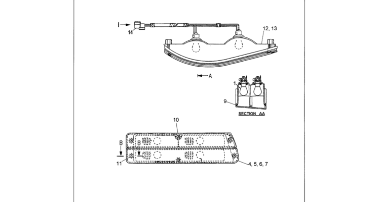 07-002 FLASHER LAMP ASSEMBLY-SK330LC-6E SK330-6E SK350LC-6E Kobelco Excavator Parts Number Electronic Catalog EPC Manuals