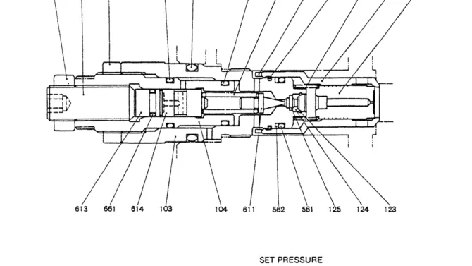 07-002ASSY, MAIN RELIEF-Kobelco SK200-3 SK200LC-5 SK200 Excavator Parts Number Electronic Catalog EPC Manuals