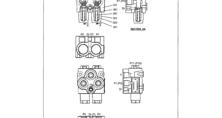 07-003 CONTROL VALVE ASSEMBLY LB30V0000F1-Kobelco SK480LC-6E SK480-6S SK480LC-6 SK450-6 Excavator Parts Number Electronic Catalog EPC Manuals