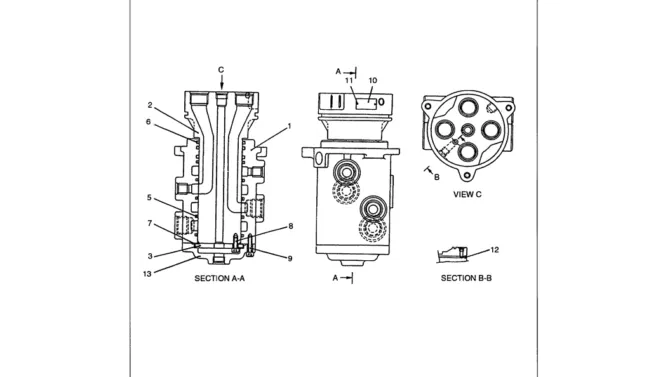 07-003 SWIVEL JOINT ASSEMBLY-SK330LC-6E SK330-6E SK350LC-6E Kobelco Excavator Parts Number Electronic Catalog EPC Manuals