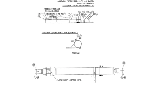 07-004 RH BOOM CYLINDER ASSEMBLY (YN01V00103F2)-SK200-6E SK210LC-6E SK200-6ES SK200LC-6E Kobelco Excavator Parts Number Electronic Catalog EPC Manuals