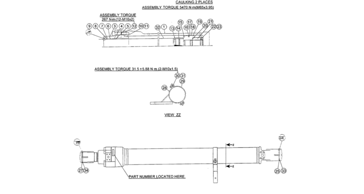 07-004 RH BOOM CYLINDER ASSEMBLY (YN01V00103F2)-SK200-6E SK210LC-6E SK200-6ES SK200LC-6E Kobelco Excavator Parts Number Electronic Catalog EPC Manuals
