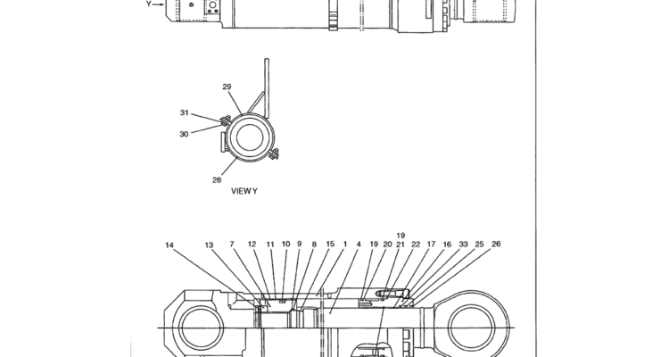 07-005 BOOM CYLINDER ASSEMBLY - LEFT HAND P/N LS01V00001F1-Kobelco SK480LC-6E SK480-6S SK480LC-6 SK450-6 Excavator Parts Number Electronic Catalog EPC Manuals