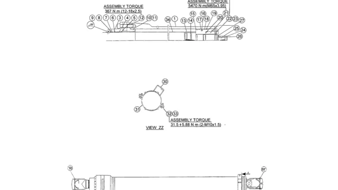 07-006 ARM CYLINDER ASSEMBLY (YN01V00105F2)-SK200-6E SK210LC-6E SK200-6ES SK200LC-6E Kobelco Excavator Parts Number Electronic Catalog EPC Manuals