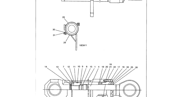 07-006 BOOM CYLINDER ASSEMBLY - RIGHT HAND P/N LS01V00002F1-Kobelco SK480LC-6E SK480-6S SK480LC-6 SK450-6 Excavator Parts Number Electronic Catalog EPC Manuals