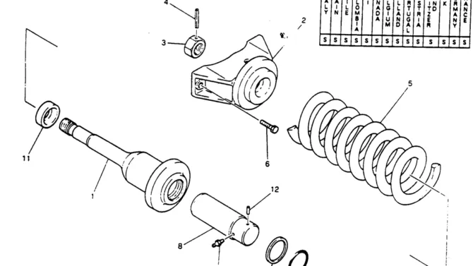 07-006 SPRING ASSY, TRACK-Kobelco SK220LC-3 SK250LC SK220-3 Excavator Parts Number Electronic Catalog EPC Manuals
