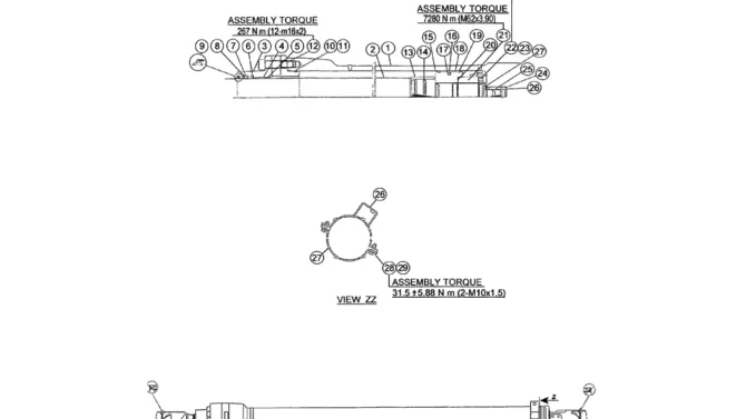 07-007 BUCKET CYLINDER ASSEMBLY (YN01V00112F1)-SK200-6E SK210LC-6E SK200-6ES SK200LC-6E Kobelco Excavator Parts Number Electronic Catalog EPC Manuals
