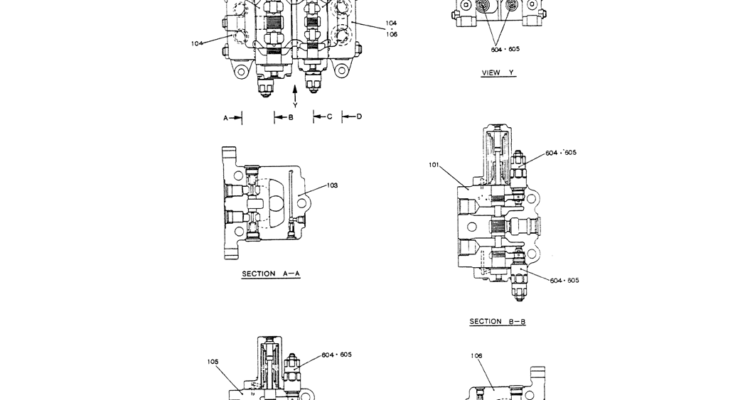 07-007(02)VALVE ASSY, CONTROL (L.M.N)-Kobelco SK200-3 SK200LC-5 SK200 Excavator Parts Number Electronic Catalog EPC Manuals