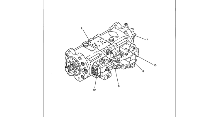 07-009 HYDRAULIC PUMP ASSEMBLY-SK330LC-6E SK330-6E SK350LC-6E Kobelco Excavator Parts Number Electronic Catalog EPC Manuals