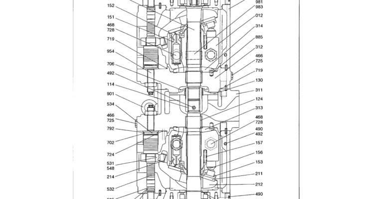 07-010 PUMP ASSEMBLY, HYDRAULIC P/N LS10V00002F1-Kobelco SK480LC-6E SK480-6S SK480LC-6 SK450-6 Excavator Parts Number Electronic Catalog EPC Manuals