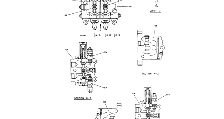 07-010(02)VALVE ASSY, CONTROL (CAR DISMANTLE)-Kobelco SK200-3 SK200LC-5 SK200 Excavator Parts Number Electronic Catalog EPC Manuals