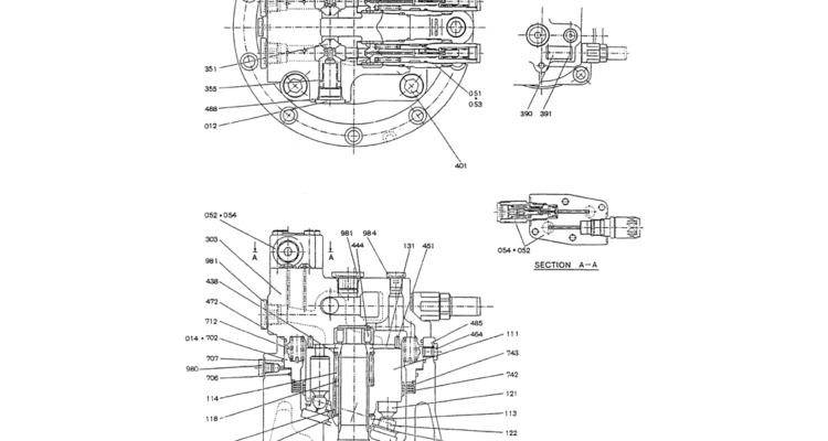 07-011MOTOR (SWING, PROPELLING)-Kobelco SK200-3 SK200LC-5 SK200 Excavator Parts Number Electronic Catalog EPC Manuals