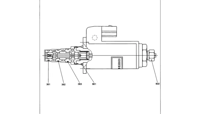 07-012 HYDRAULIC PUMP SOLENOID VALVE-SK330LC-6E SK330-6E SK350LC-6E Kobelco Excavator Parts Number Electronic Catalog EPC Manuals