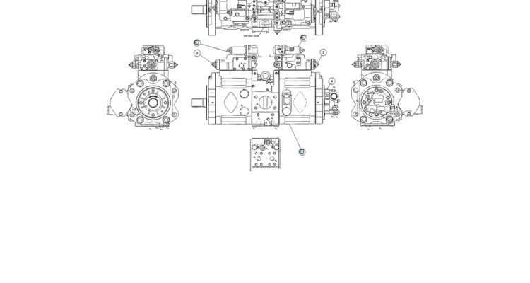 07-012 PUMP ASSEMBLY (LOGGER) (YN10V00029F1)-SK200-6E SK210LC-6E SK200-6ES SK200LC-6E Kobelco Excavator Parts Number Electronic Catalog EPC Manuals
