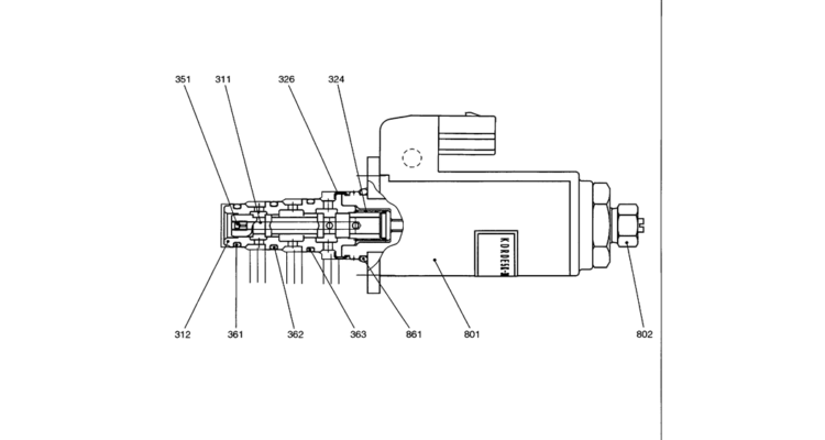 07-013 VALVE ASSEMBLY, SOLENOID P/N YB35V00003F1-Kobelco SK480LC-6E SK480-6S SK480LC-6 SK450-6 Excavator Parts Number Electronic Catalog EPC Manuals