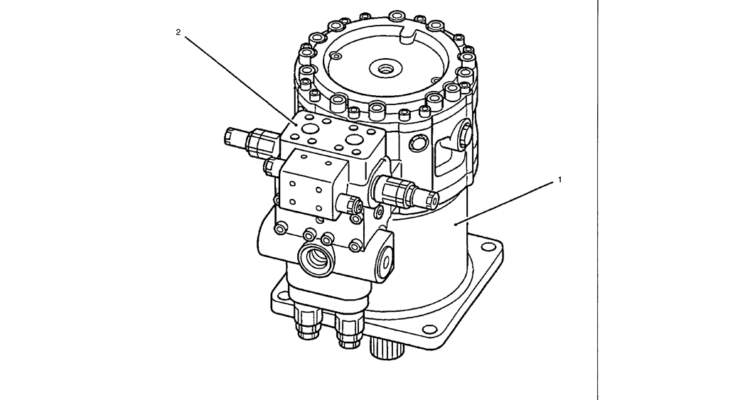 07-014 MOTOR ASSEMBLY, SWING P/N LS15V00002F1-Kobelco SK480LC-6E SK480-6S SK480LC-6 SK450-6 Excavator Parts Number Electronic Catalog EPC Manuals