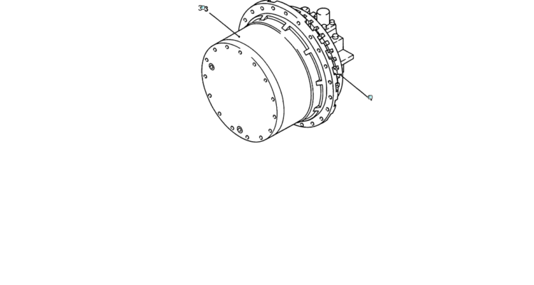 07-014 PROPELLING MOTOR ASSEMBLY (YN15V00011F2)-SK200-6E SK210LC-6E SK200-6ES SK200LC-6E Kobelco Excavator Parts Number Electronic Catalog EPC Manuals