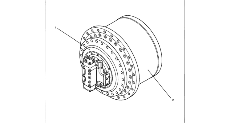 07-017 MOTOR ASSEMBLY, PROPELLING P/N LS15V00003F4-Kobelco SK480LC-6E SK480-6S SK480LC-6 SK450-6 Excavator Parts Number Electronic Catalog EPC Manuals