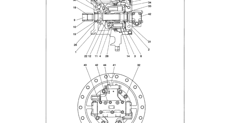 07-018 PROPELLING MOTOR ASSEMBLY (COMPONENTS)-SK330LC-6E SK330-6E SK350LC-6E Kobelco Excavator Parts Number Electronic Catalog EPC Manuals