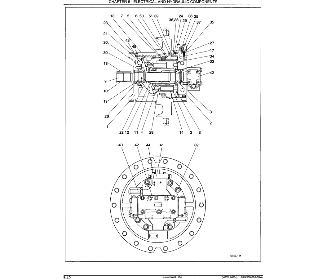 07-018 PROPELLING MOTOR ASSEMBLY (COMPONENTS)-SK330LC-6E SK330-6E SK350LC-6E Kobelco Excavator Parts Number Electronic Catalog EPC Manuals