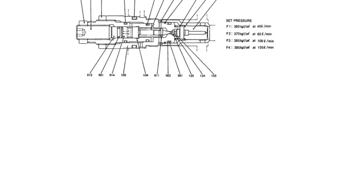 07-018 RELIEF VALVE ASSEMBLY (MAIN) (YN22V00001F1, F2, F3 & F4)-SK200-6E SK210LC-6E SK200-6ES SK200LC-6E Kobelco Excavator Parts Number Electronic Catalog EPC Manuals