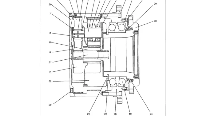 07-019 REDUCTION ASSEMBLY, PROPELLING P/N 24100U1743F2-Kobelco SK480LC-6E SK480-6S SK480LC-6 SK450-6 Excavator Parts Number Electronic Catalog EPC Manuals