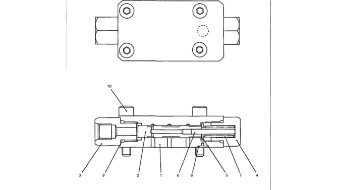 07-020 PILOT VALVE ASSEMBLY P/N 2436R874F1-Kobelco SK480LC-6E SK480-6S SK480LC-6 SK450-6 Excavator Parts Number Electronic Catalog EPC Manuals