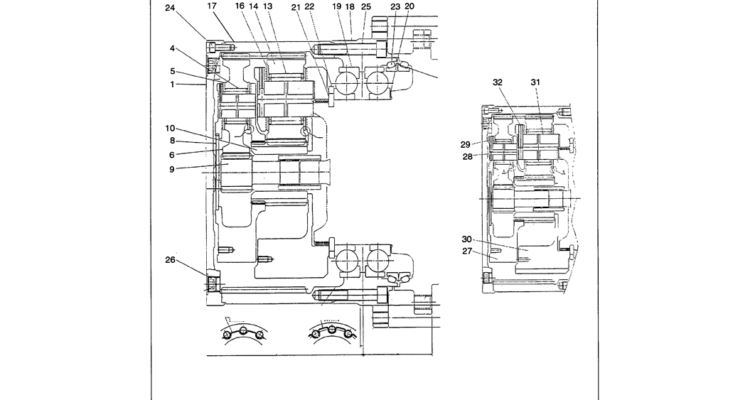 07-020 PROPELLING REDUCTION ASSEMBLY-SK330LC-6E SK330-6E SK350LC-6E Kobelco Excavator Parts Number Electronic Catalog EPC Manuals