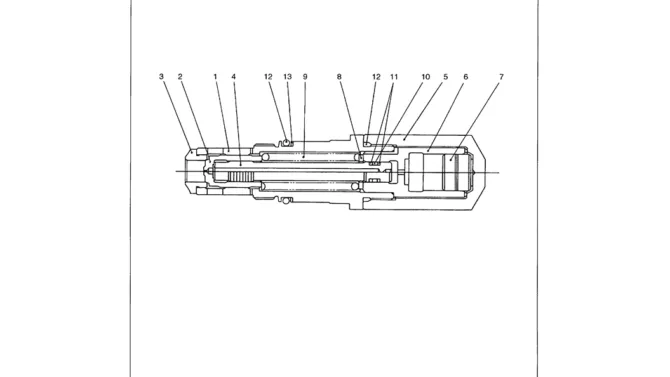 07-022 OVERLOAD RELIEF VALVE ASSEMBLY P/N 2436R1923F1-Kobelco SK480LC-6E SK480-6S SK480LC-6 SK450-6 Excavator Parts Number Electronic Catalog EPC Manuals