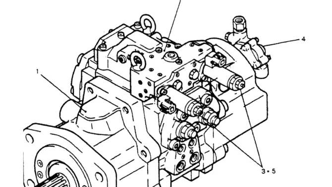 07-022PUMP ASSY, P/N YN10V00004F1,F2-Kobelco SK200-3 SK200LC-5 SK200 Excavator Parts Number Electronic Catalog EPC Manuals