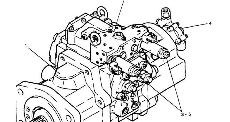 07-022PUMP ASSY, P/N YN10V00004F1,F2-Kobelco SK200-3 SK200LC-5 SK200 Excavator Parts Number Electronic Catalog EPC Manuals