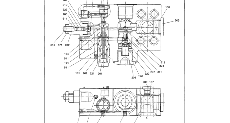 07-023 VALVE ASSEMBLY, HOLDING P/N LS28V00001F1-Kobelco SK480LC-6E SK480-6S SK480LC-6 SK450-6 Excavator Parts Number Electronic Catalog EPC Manuals