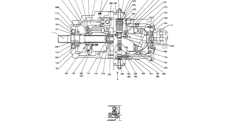 07-023PUMP ASSY-Kobelco SK200-3 SK200LC-5 SK200 Excavator Parts Number Electronic Catalog EPC Manuals