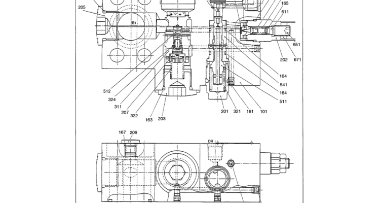 07-025 VALVE ASSEMBLY, HOLDING P/N LS28V00003F1-Kobelco SK480LC-6E SK480-6S SK480LC-6 SK450-6 Excavator Parts Number Electronic Catalog EPC Manuals