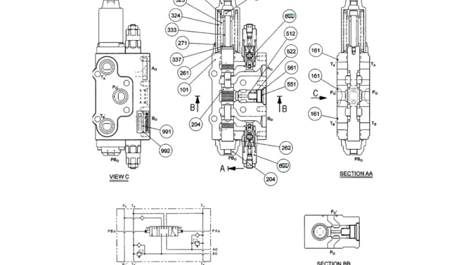 07-026 CONTROL VALVE ASSEMBLY (NIBBLER & BREAKER) (YN30V00084F1)-SK200-6E SK210LC-6E SK200-6ES SK200LC-6E Kobelco Excavator Parts Number Electronic Catalog EPC Manuals