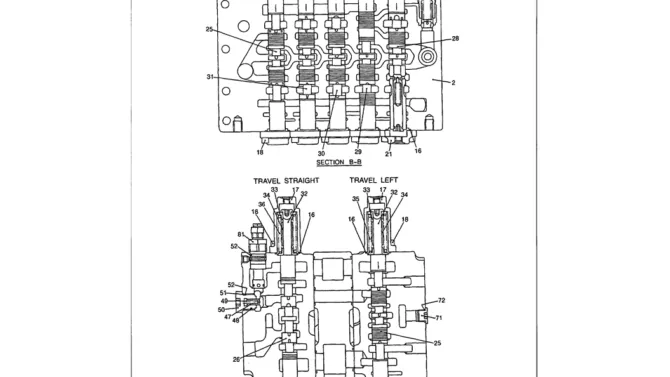 07-029 CONTROL VALVE ASSEMBLY P/N LS30V00002F3-Kobelco SK480LC-6E SK480-6S SK480LC-6 SK450-6 Excavator Parts Number Electronic Catalog EPC Manuals