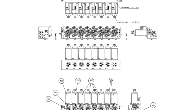 07-029(01) SOLENOID VALVE ASSEMBLY (YN35V00039F1)-SK200-6E SK210LC-6E SK200-6ES SK200LC-6E Kobelco Excavator Parts Number Electronic Catalog EPC Manuals