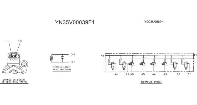 07-029(02) SOLENOID VALVE ASSEMBLY (YN35V00039F1)-SK200-6E SK210LC-6E SK200-6ES SK200LC-6E Kobelco Excavator Parts Number Electronic Catalog EPC Manuals