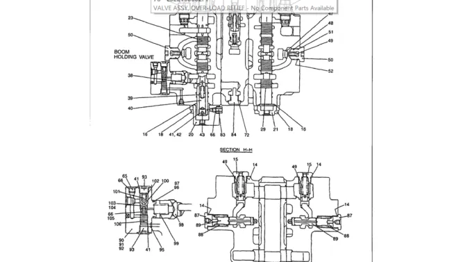 07-030 CONTROL VALVE ASSEMBLY P/N LS30V00002F3-Kobelco SK480LC-6E SK480-6S SK480LC-6 SK450-6 Excavator Parts Number Electronic Catalog EPC Manuals